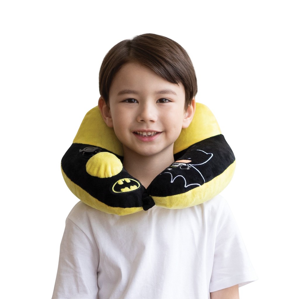 TravelMall Justice League Batman Inflatable Pillow, With Patented Pump (Best Batman Gift Ideas For Adults And Kids) - Image 3