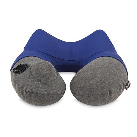 Travelmall Inflatable Nursing Neck Pillow with Patented 3D Pump (Blue) - Image 2