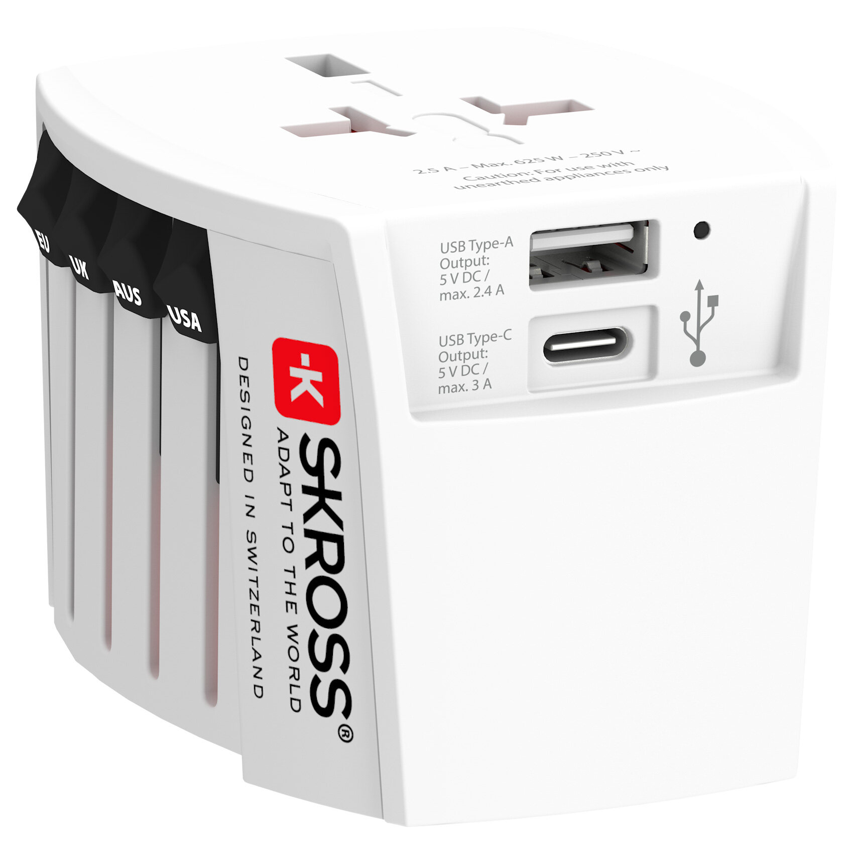 SKROSS World Adapter MUV USB (AC) - Image 2