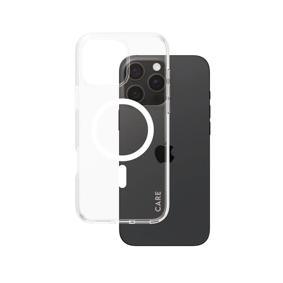 CARE by PanzerGlass® Flagship Case Transparent Urban Combat w. White MagSafe iPhone 16 Pro Max - Image 3