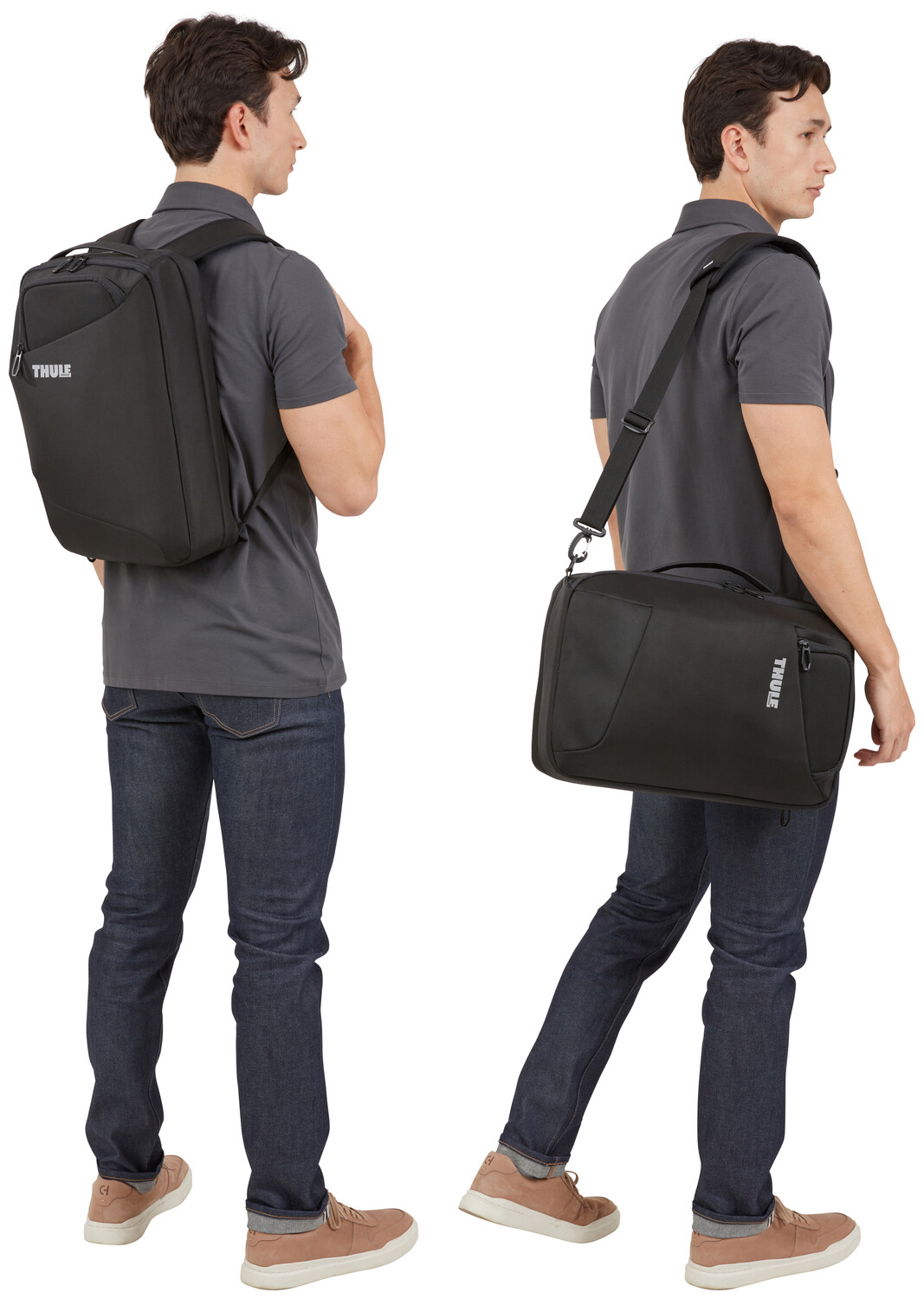 Thule Accent Convertible Laptop Backpack 17L - Black - Image 8
