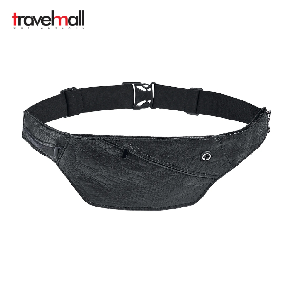 Travelmall Eco-friendly Multi-functional Smart Waist Travel Bag, with RFID blocking compartment