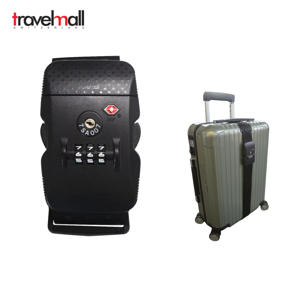 Travelmall Premium Luggage Belt with TSA lock